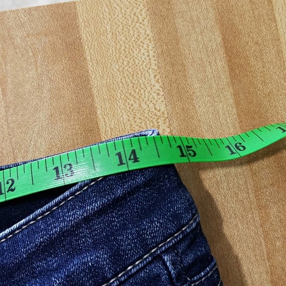 WHBM Blanc Cuffed Crop Jeans Sz 4 - Picture 7 of 8